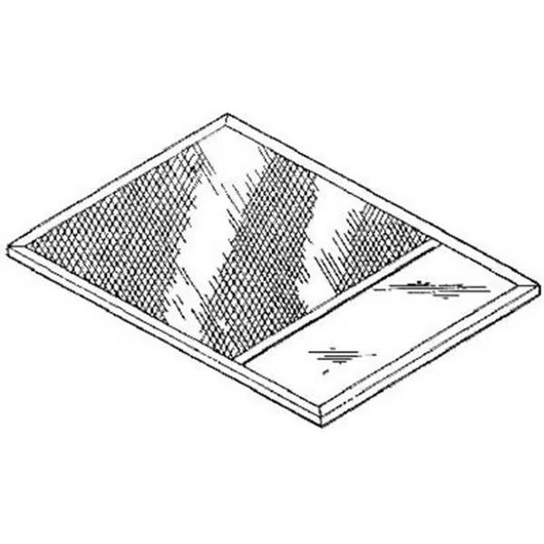 Broan-Nutone BP57 Aluminum Range Hood Filter - Light Lens, Broan-Nutone, Mfr#: 211766